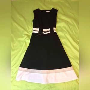 Calvin Klein Party Dress with Belt size 2